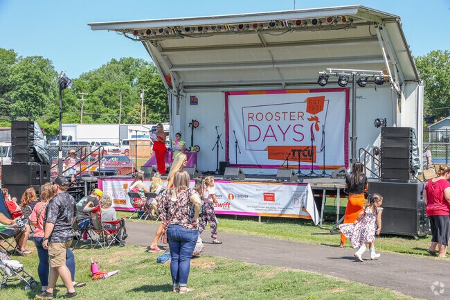 Rooster Days features live music, pageants, carnival rides and so much more.