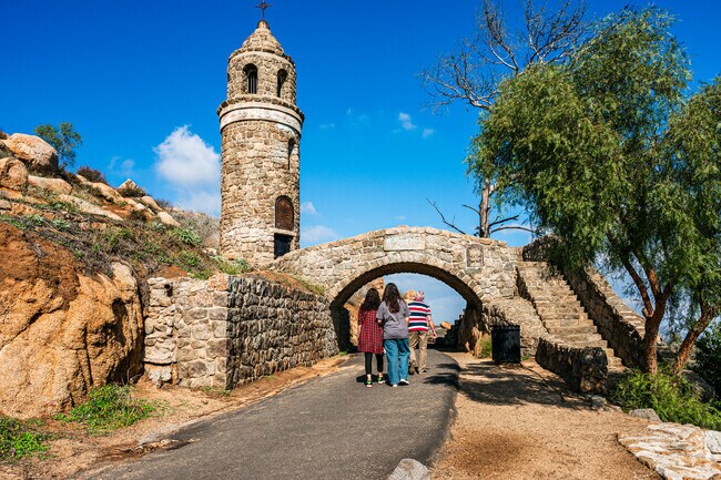 Head 7 miles south of Bloomington and visit Mt. Rubidoux hiking trail.