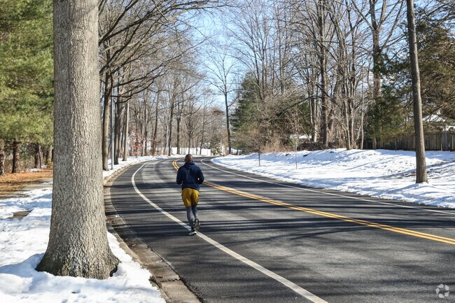 Tall Oaks Crossing has dedicated bike lanes and paths throughout.