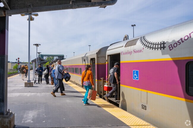 Mishawum locals can ride the Anderson/Woburn commuter rail station with ease.