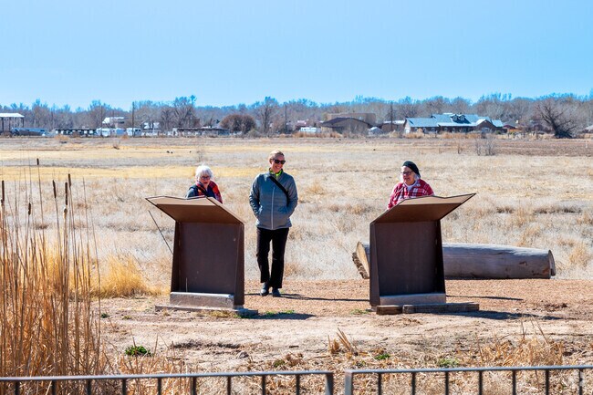 Locals gather together to enjoy Valle de Oro National Wildlife Refuge.
