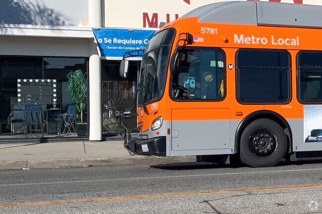 LA Metro Bus routes run all around the city of Maywood.