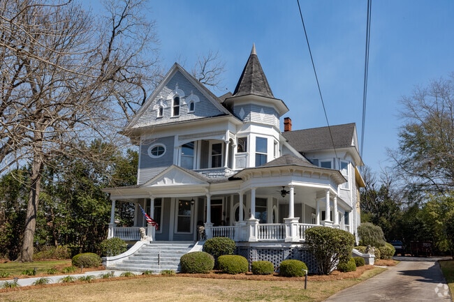 This Victorian home, situated in Americus, GA, presents a remarkable example of architectural beauty.