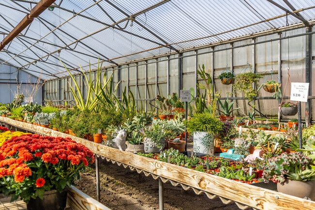 To the northeast of Regency is Floral Acres, which offers a wide selection of plants.