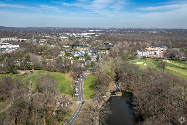The tree studded residential streets of Mountainside feel like a breath of fresh air.