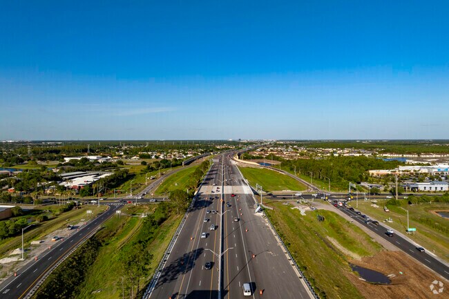 Highway 417 provides easy access to surrounding areas for Falcon Trace Residents.