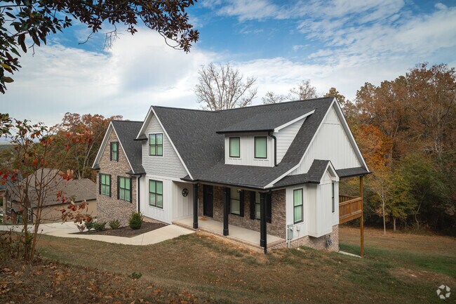 New builds blend modern and traditional designs.