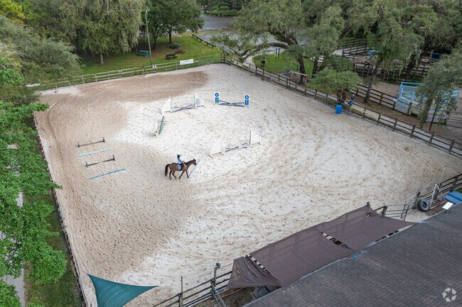 Go horseback riding in Enchanted Forest Park in Biscayne Highlands.