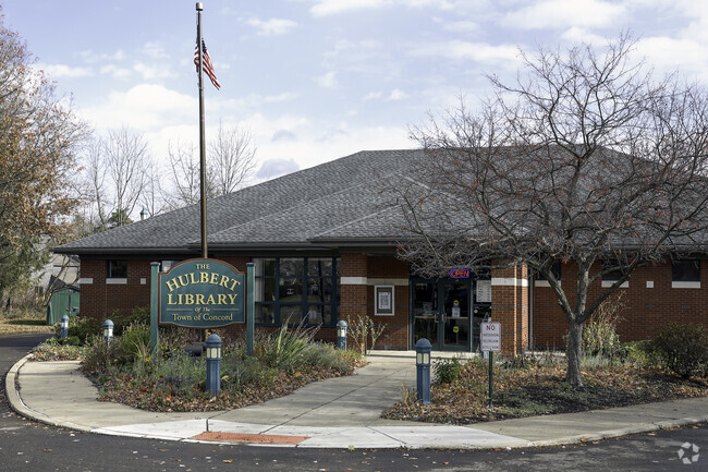 The Hulbert Library of the Town of Concord was built in 1994.