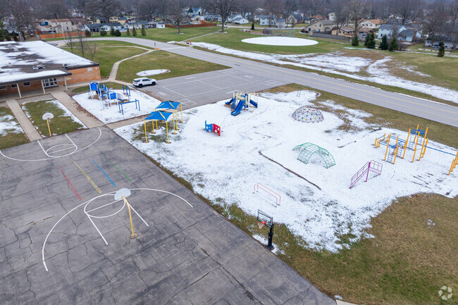 Students at Fred H. Croninger School have a large playground to enjoy.