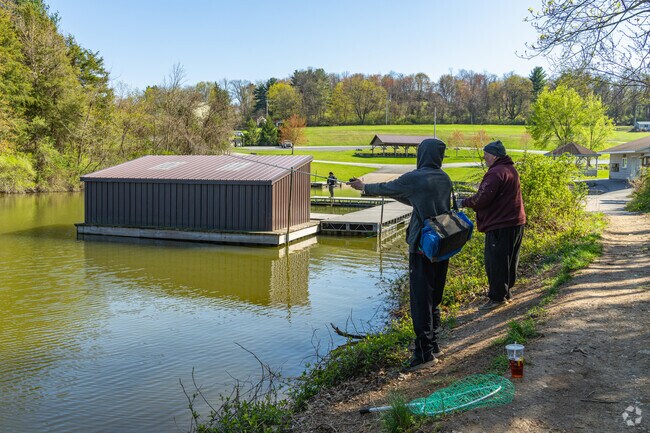 Fishing lovers head to William H. Kain County Park to cast their line.