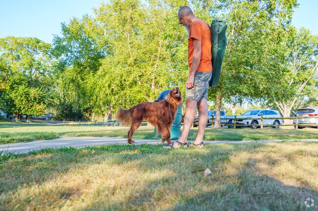 Your dog won't want to leave the large play areas at Shamrock Dog Park in Wabash.
