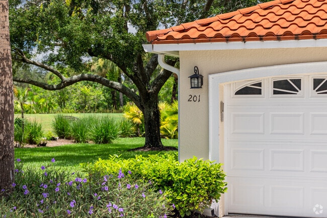 Cypress Woods is known for its Spanish tiled roofs and lush greenery.