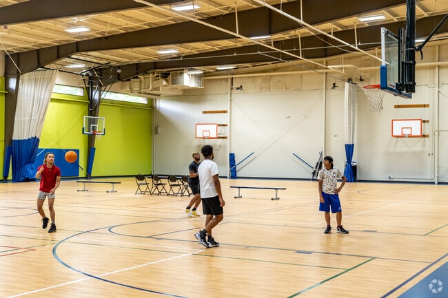 Heilmann Recreation Center provides plenty of room for teams to practice indoors for locals from the Moross-Morang neighborhood.