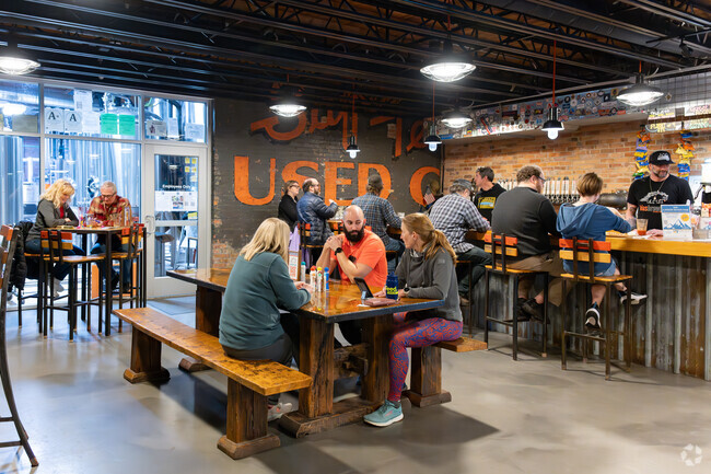 Downtown Kalispell offers a great vibe including Bias Brewery's Bingo night on Wednesdays.