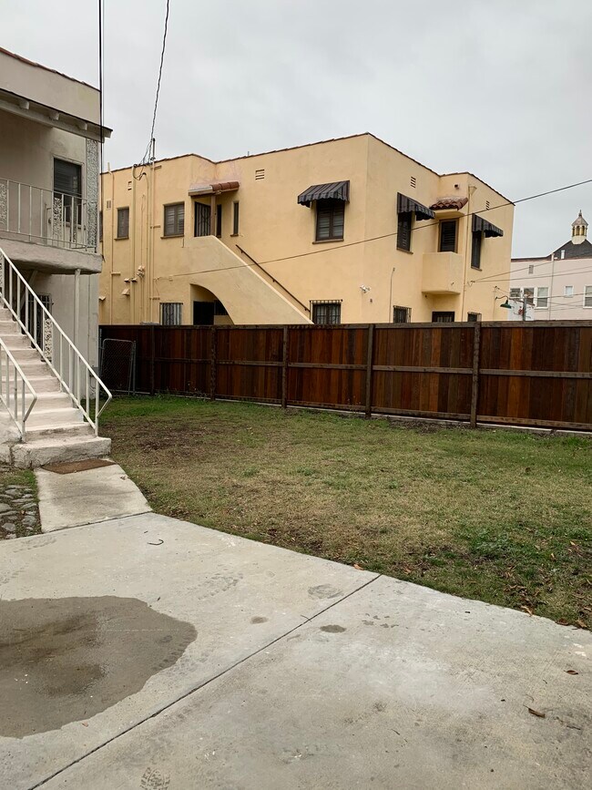 Apartment Entry In Backyard Of Building