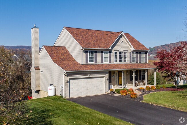 Stunning colonial home with a two car garage and large yard located in Myersville.