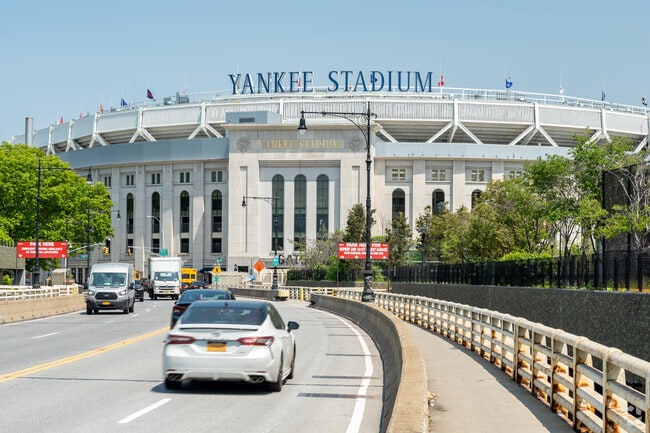 The Yankee Stadium south of Highbridge has become a highly attractive destination.