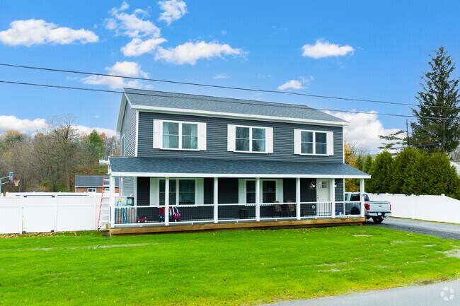 Shutters help outline the beautiful features of the homes in Halfmoon.