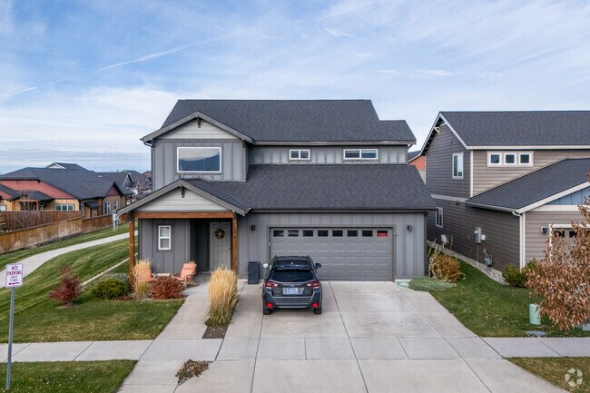 Picturesque new traditional homes can be found throughout the neighborhood of West Bozeman.