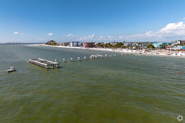 Hurricane Ian destroyed the pier at Fort Myers Beach.