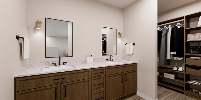 Views at the Peak double sink and Closet