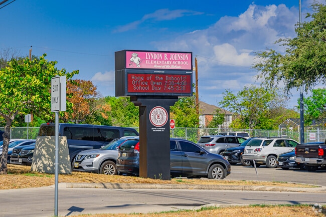 Lyndon B. Johnson Elementary School has a diverse student body.
