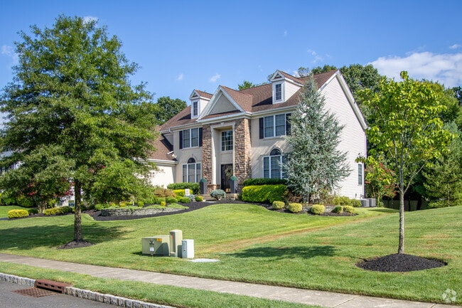 You can find new construction colonials on quiet streets in Mt Laurel.