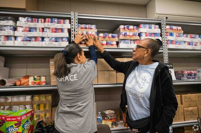 Volunteers at Fairmont Community Center, take pride in giving aid to their neighbors.