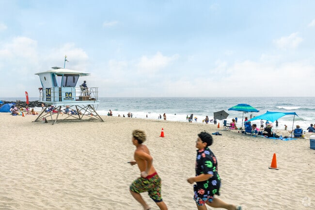 Locals enjoy spending the weekends at South Carlsbad State Beach in South Beach.