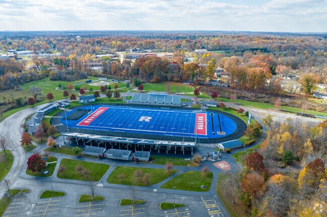 Ravenna High Home of the Ravens football team.