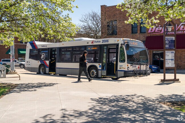The Ride bus service is available in and around Ainsworth Park.
