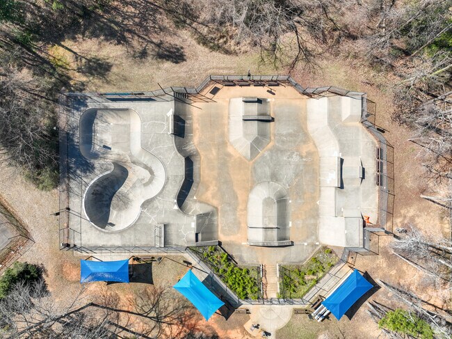 Grayson Skatepark in Sherwood Forest has over 13,000 square feet of riding area.