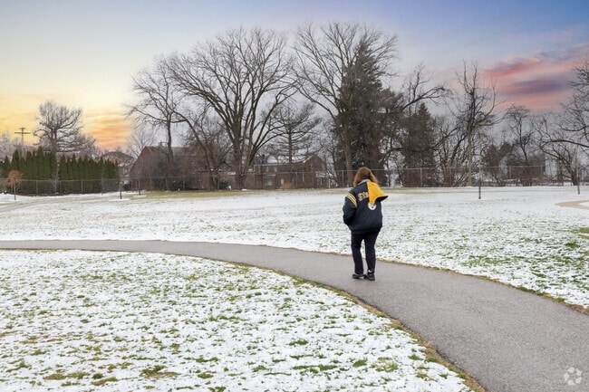 Get your steps in at Frank Street Park.