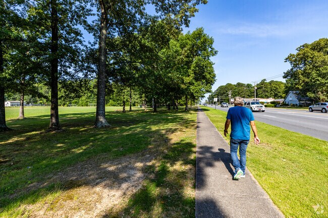 Sidewalks in Cloverdale Watson make the community much safer for walkers.