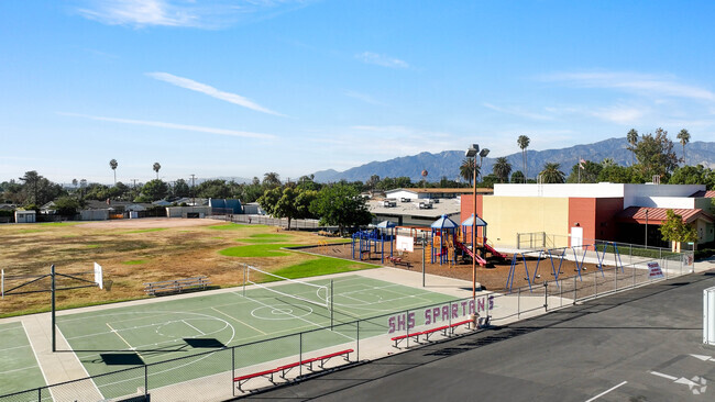 School Playground aerial