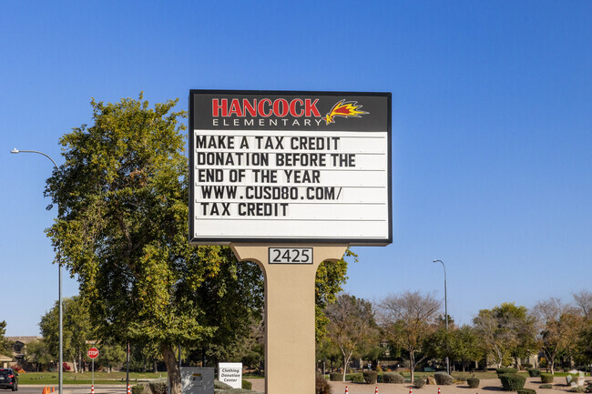 Chandler’s Hancock Elementary School has a tax credit donation program.