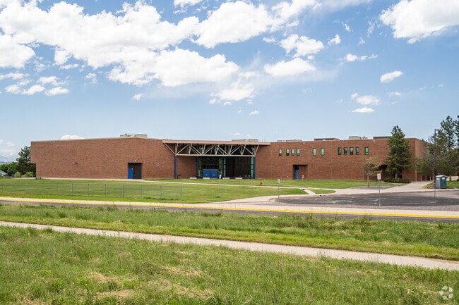 The main building at Mandalay Middle School in Broomfield, Colorado.