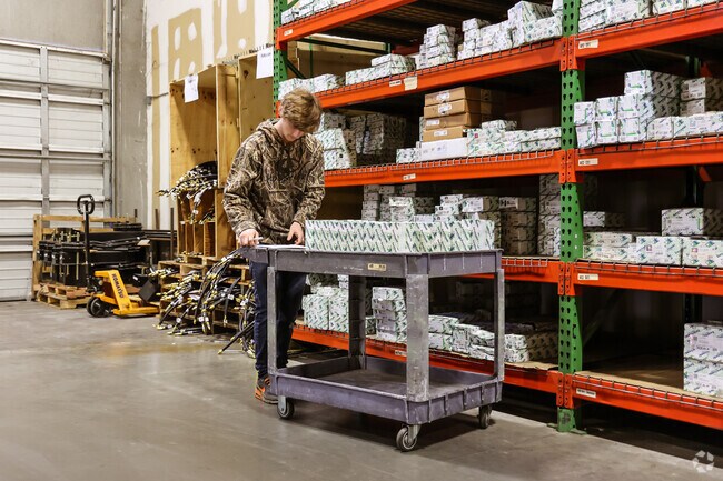 Henderson Cirlce is home to many large commercial businesses.