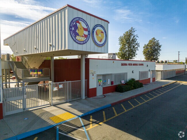 Front of school