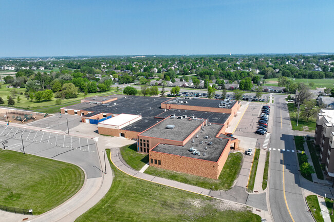 St. Michael Elementary School lies near downtown St. Michael.
