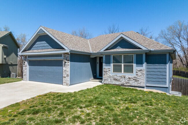 A contemporary build in a newer development within the neighborhood.