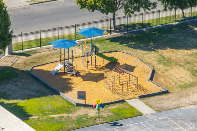 The playground at Thomas Olaeta Elementary School in Atwater.