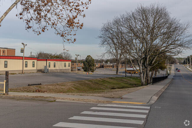 Sidewalks are useable at West Wilson Middle School.