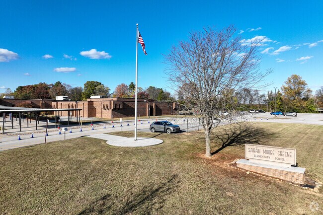 Sarah Moore Greene Elementary School serves students in Pre-K through 5th grade.