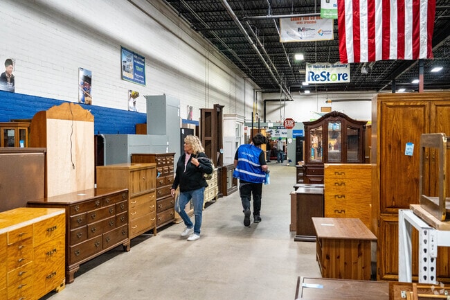 Shoppers at the Habitat for Humanity Restore in Rolling Acres find a variety of bargains.