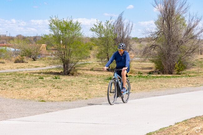 Take a long bike ride along the 12 mile Sand Creek Trail in Aurora.