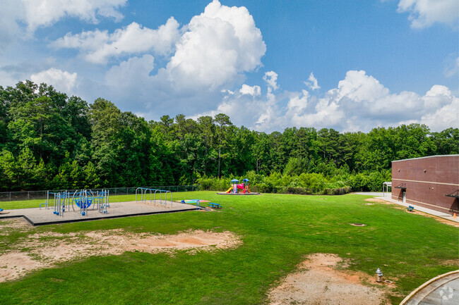 Factory Shoals Elementary School offers outdoor learning opportunities for students.