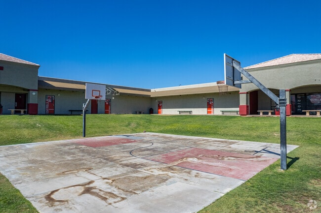 Hoops and Skills: Basketball Court at Estrella High School in Avondale.