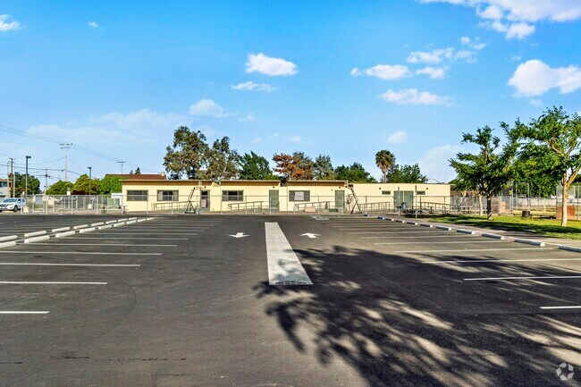 Billy Joel Dickens Continuation School in Hughson, Ca sits within a quiet neighborhood.